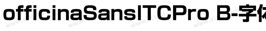 officinaSanslTCPro B字体转换